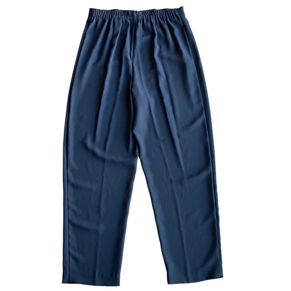 Jessica Howard Dress Pants Sz 16 Dark Gray Pleated High Rise Back Zipper Party - Picture 2 of 7